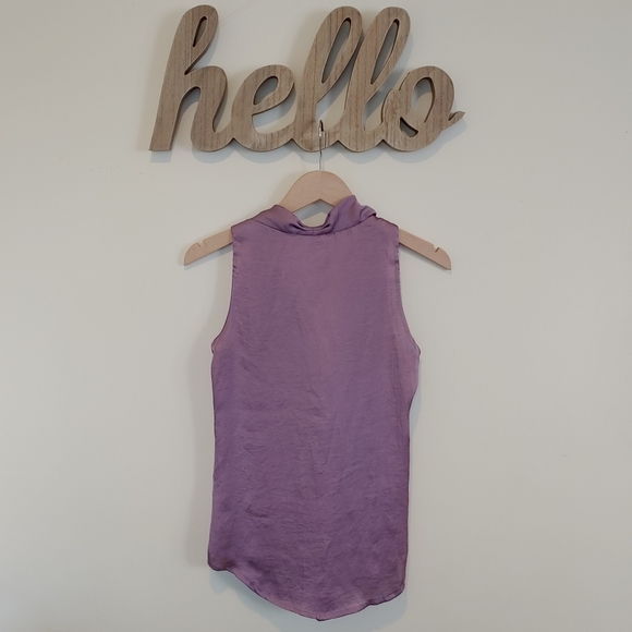 Silky Purple Bow Tank (S) - Picture 3 of 4
